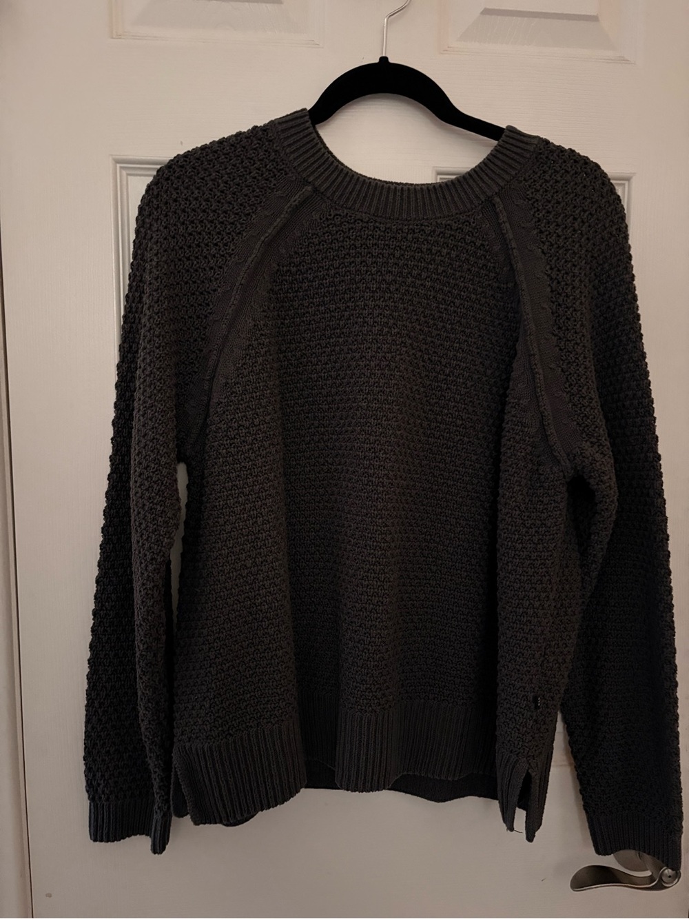 GAP Women's Charcoal Crewneck Sweater